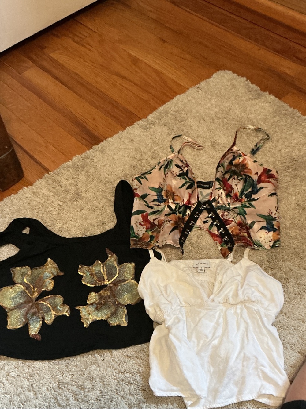 Bundle of spaghetti strap shirts